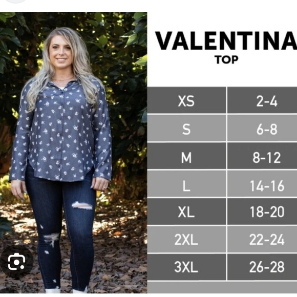 LuLaRoe Valentina Leopard Print Button Down Blouse - Picture 14 of 14